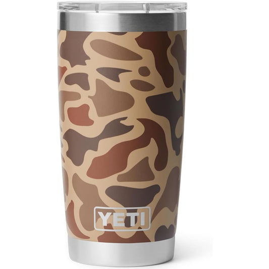 YETI Rambler face avant montrant la forme et l'étanchéité pratique