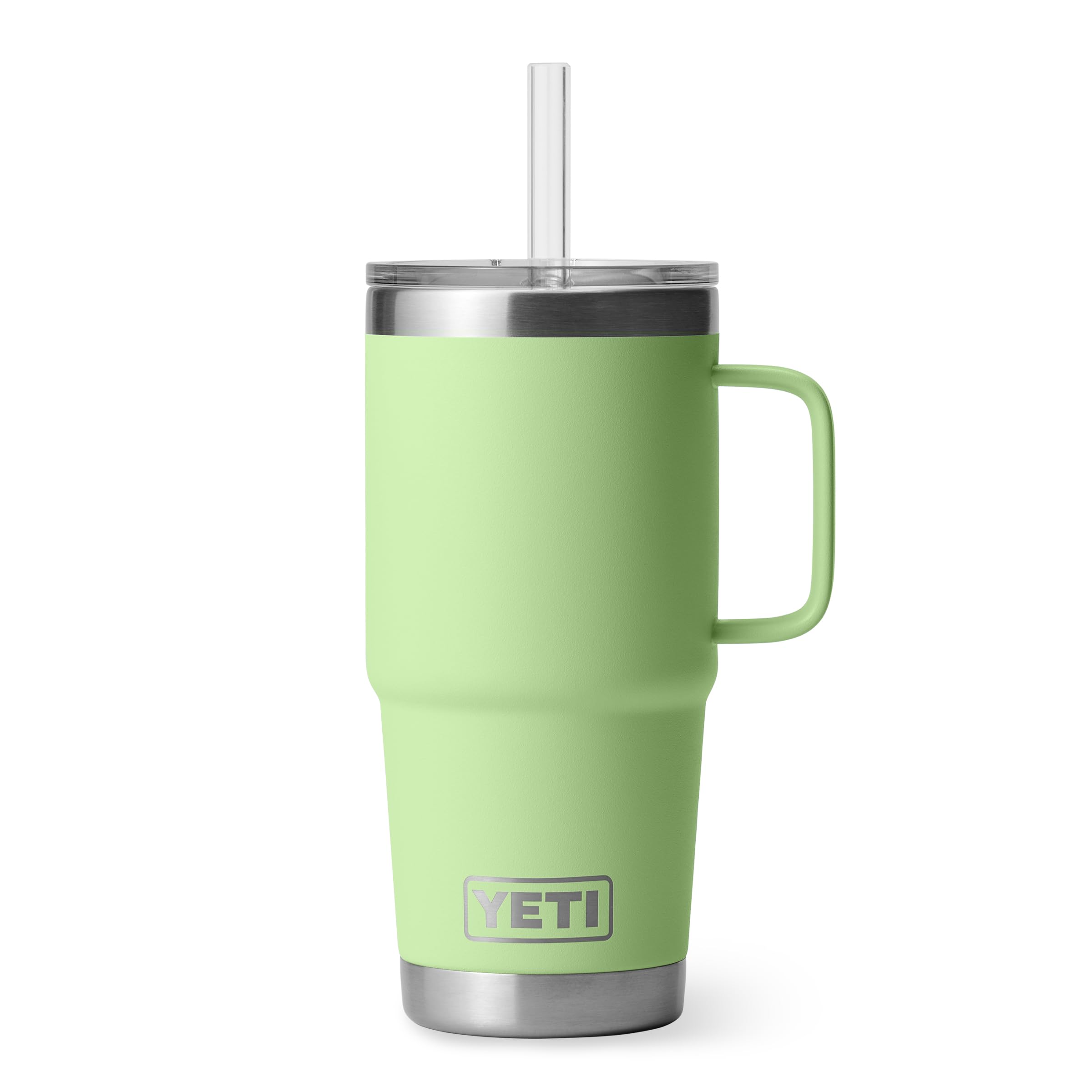 YETI Rambler face avant Key Lime montrant design robuste et couleur vive