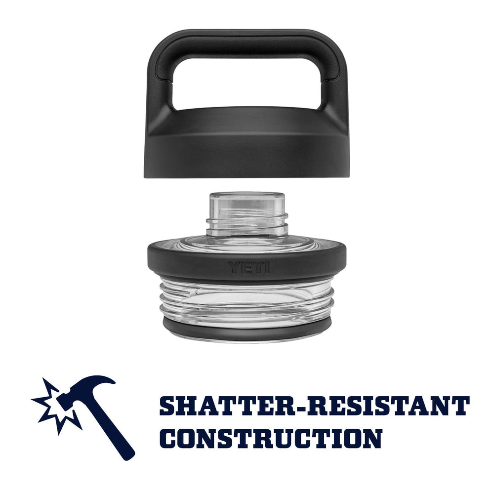 YETI Rambler portée en main lors d'un trajet montrant transport facile et confort d'utilisation
