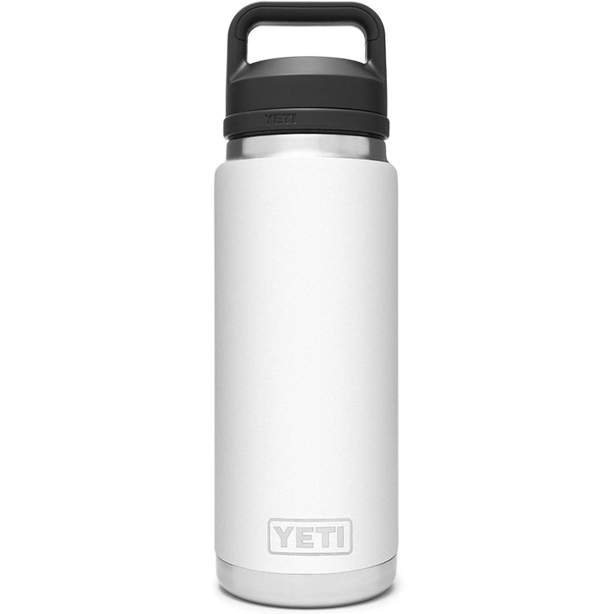 YETI Rambler 26 oz face avant blanche montrant la forme et la couleur, durable et élégante
