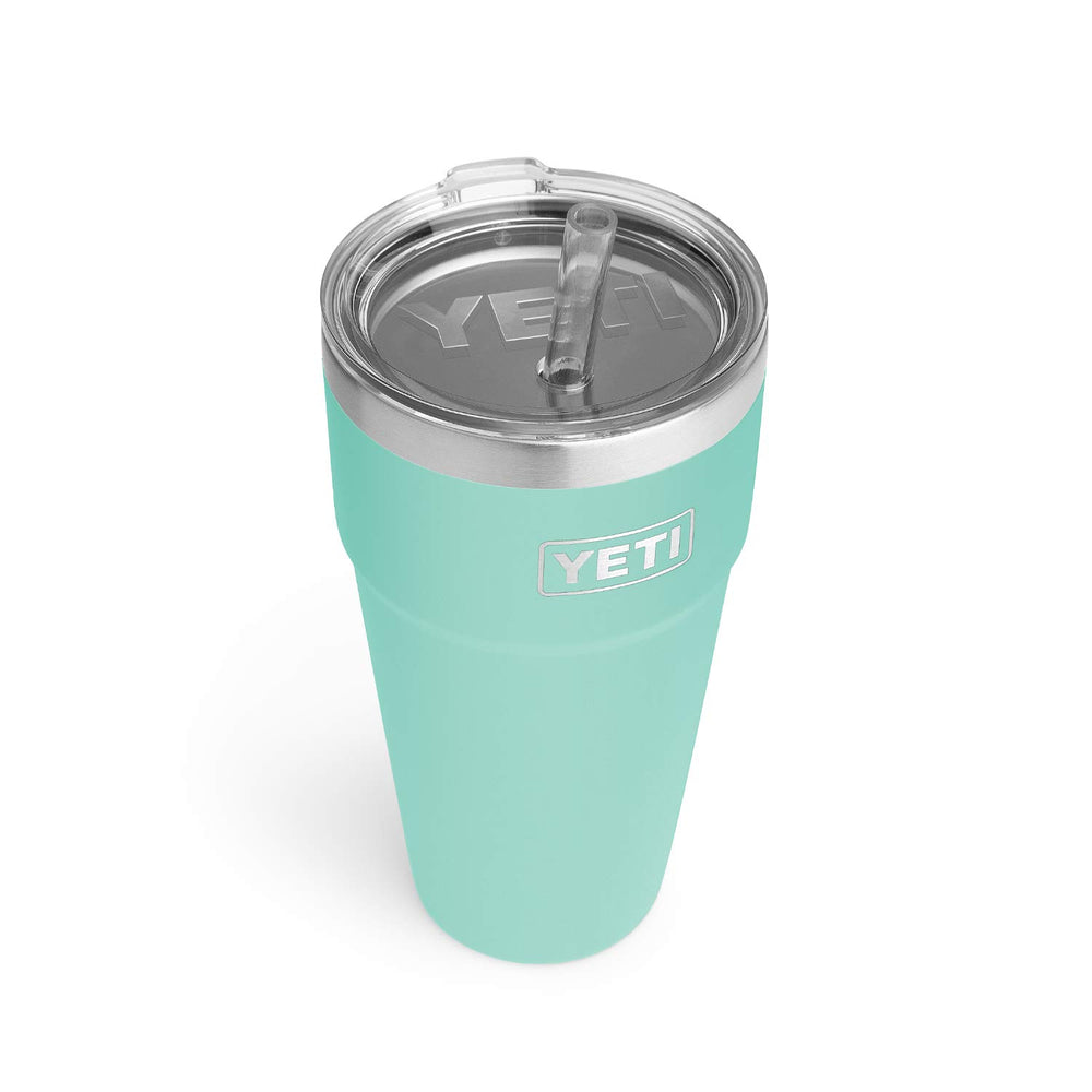 YETI Rambler face avant Seafoam montrant design solide et tenue confortable