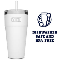 YETI Rambler Duracoat gros plan, revêtement résistant pour longue durée