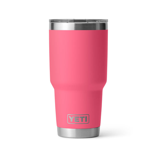 YETI Rambler face avant Tropical Pink montrant finition durable et capacité