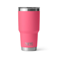 YETI Rambler face avant Tropical Pink montrant finition durable et capacité