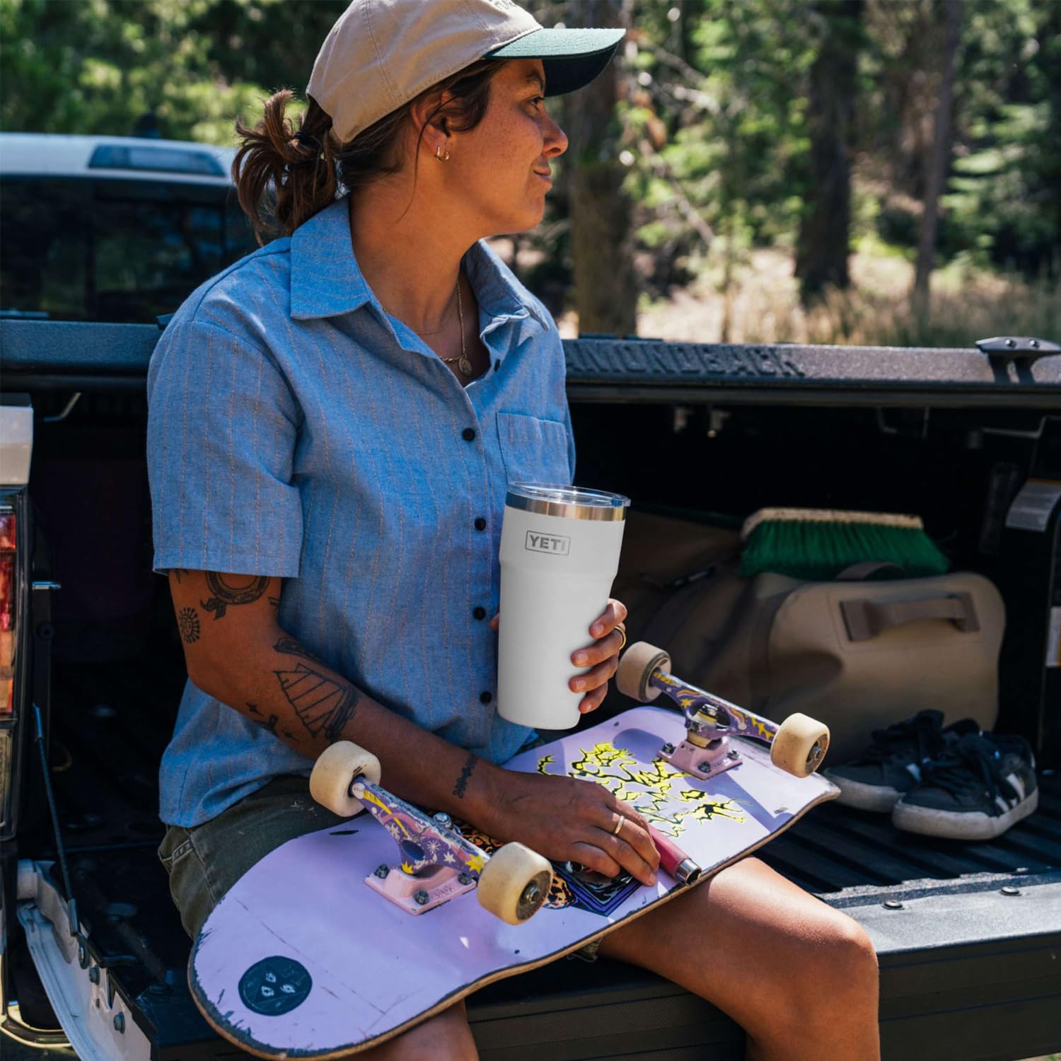 YETI Rambler étiquette Lowcountry Peach identifiables et esthétiques
