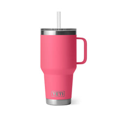 YETI Rambler visage avant avec poignée montrant solidité et prise sûre