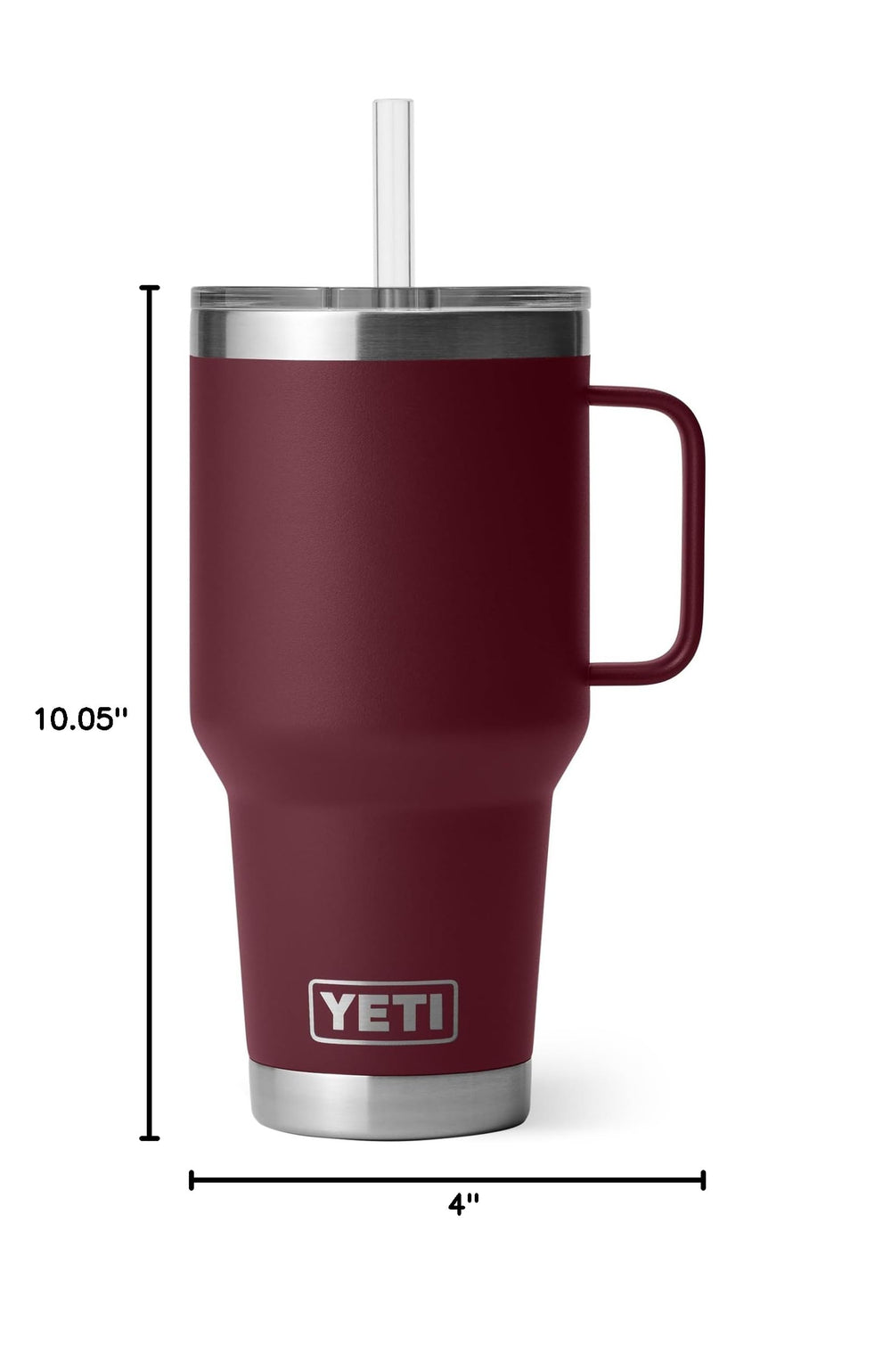 YETI Rambler en paysage extérieur illustrant robustesse et aventure