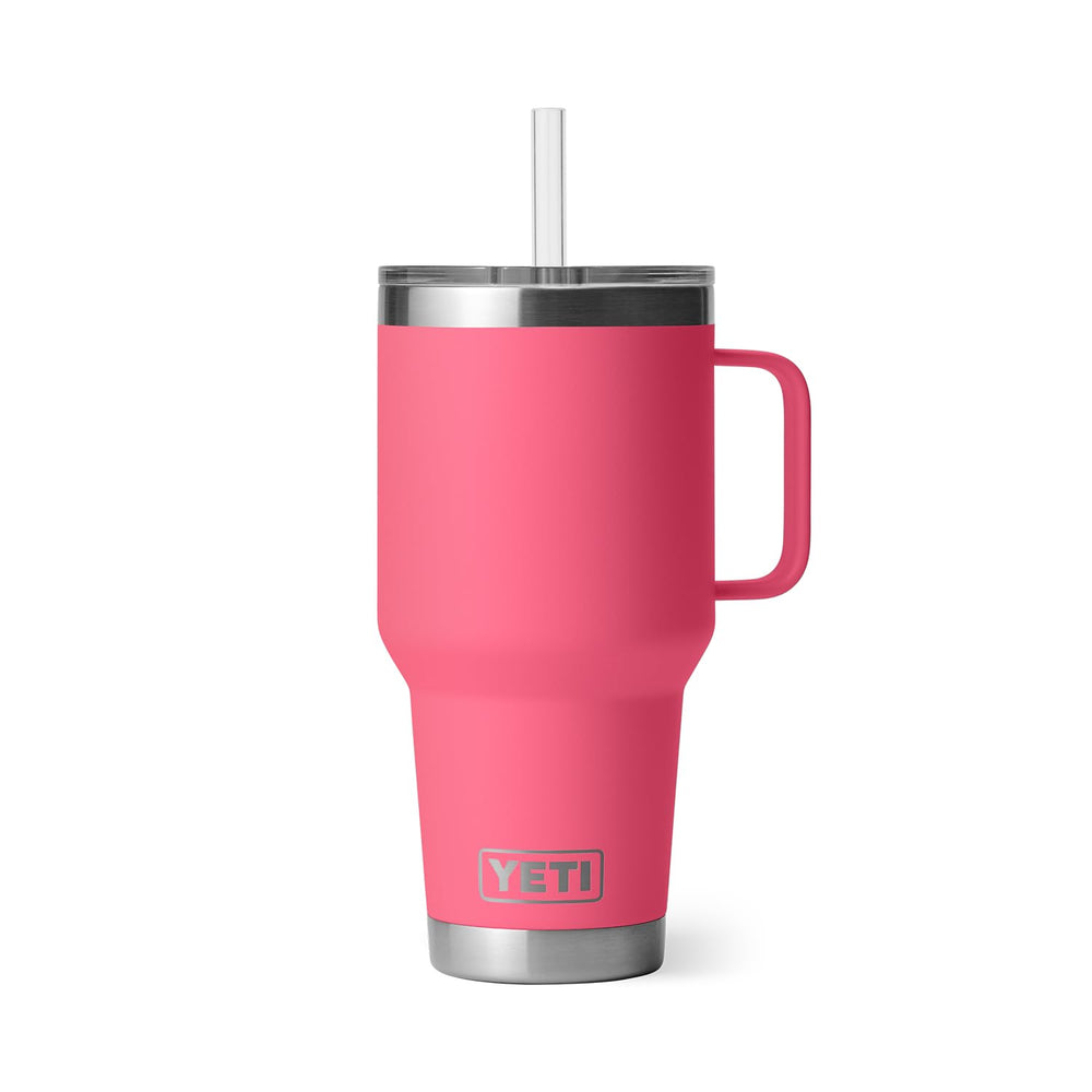 YETI Rambler paille réutilisable en action pour boissons glacées
