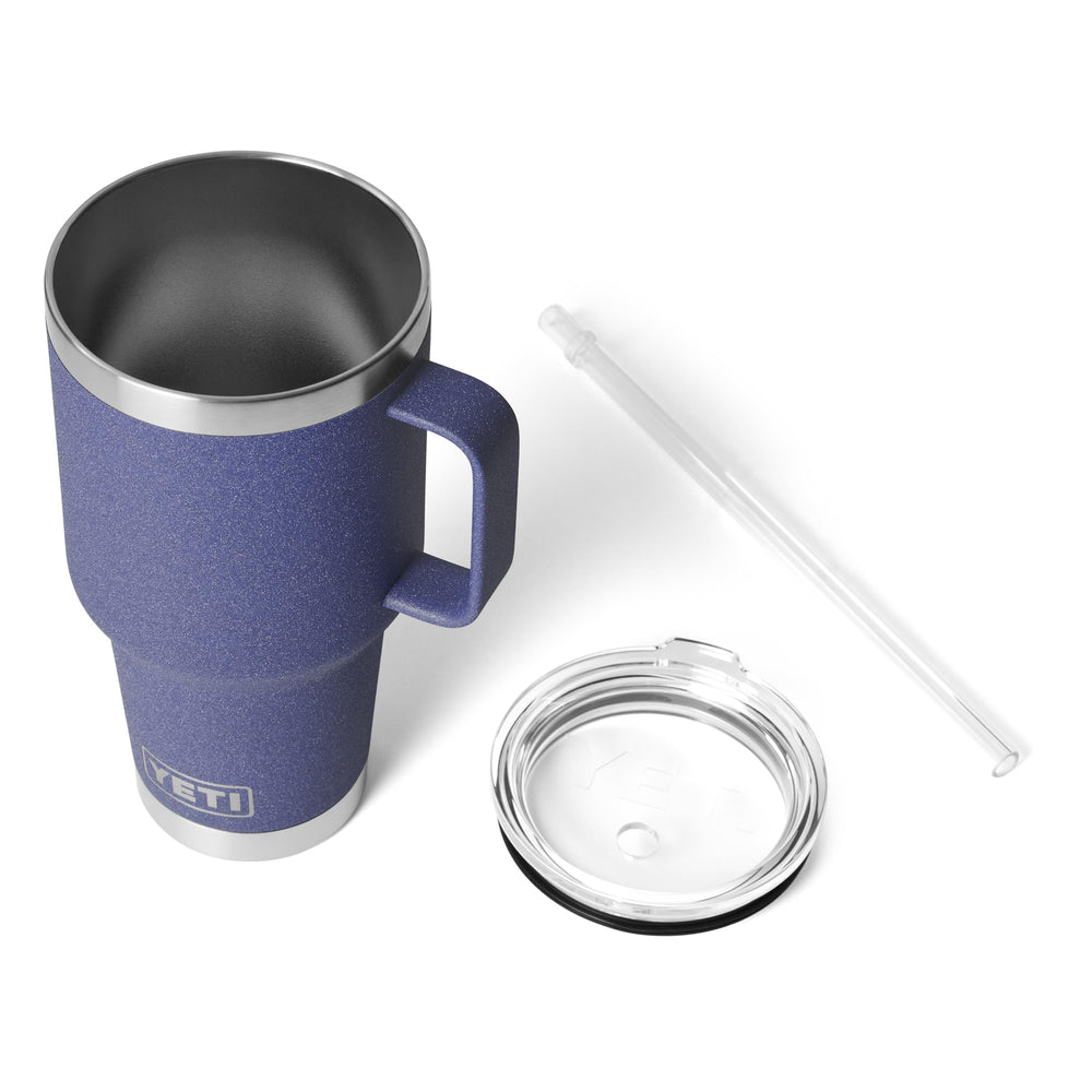 YETI Rambler 35 oz texture Moon Dust gros plan résistante aux rayures