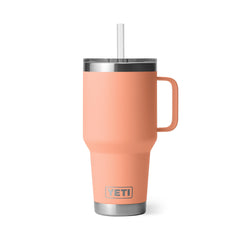 YETI Rambler 35 oz face avant Lowcountry Peach, esthétique durable