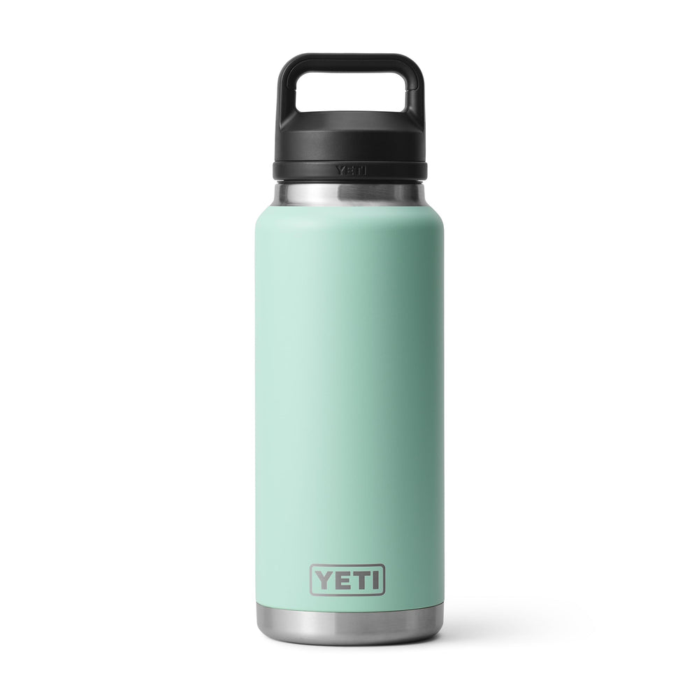 YETI Rambler vue avant montrant couleur seafoam et design résistant