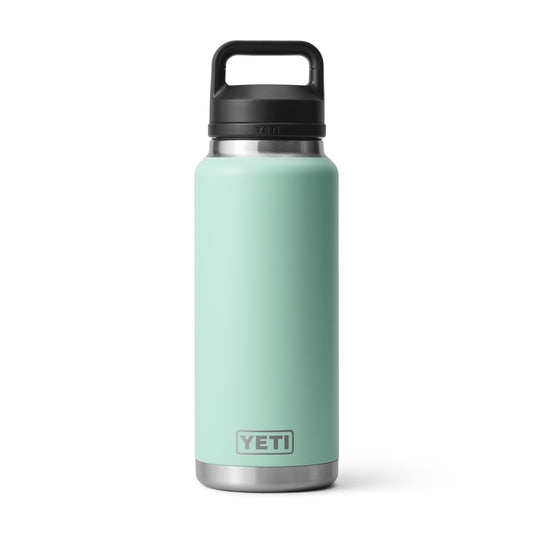 YETI Rambler vue avant montrant couleur seafoam et design résistant
