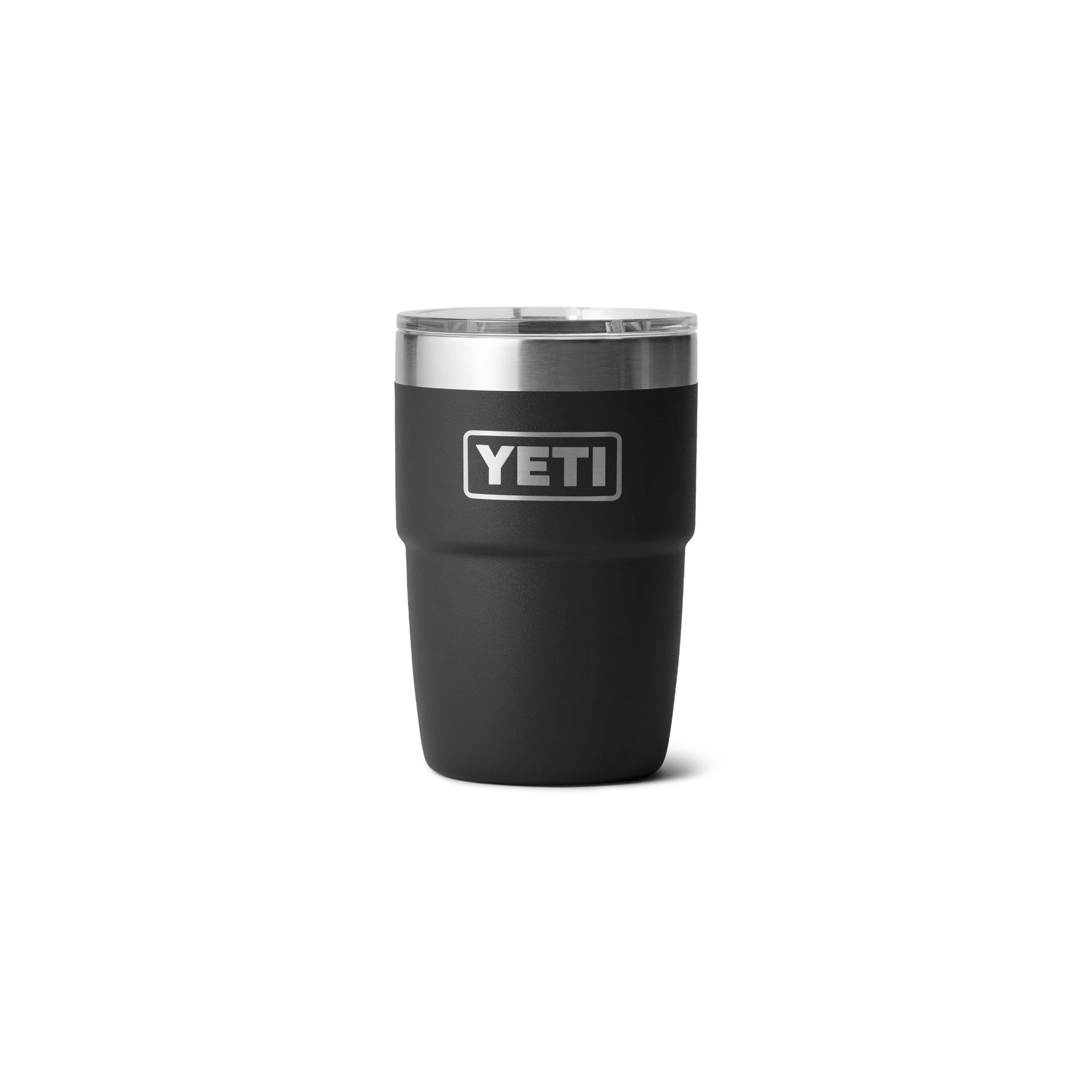 YETI Rambler vue avant montrant design noir et solidité