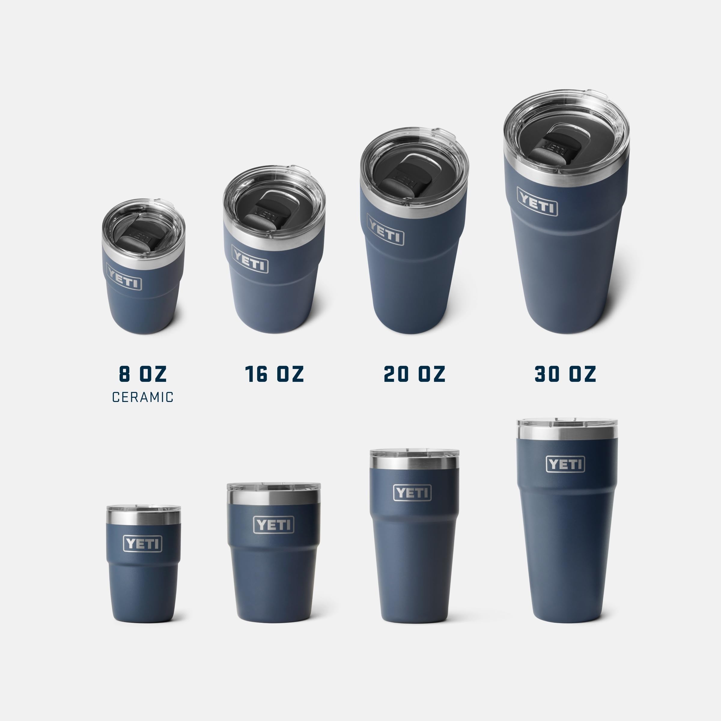 YETI Rambler setting café lifestyle illustrant mobilité et dégustation en déplacement