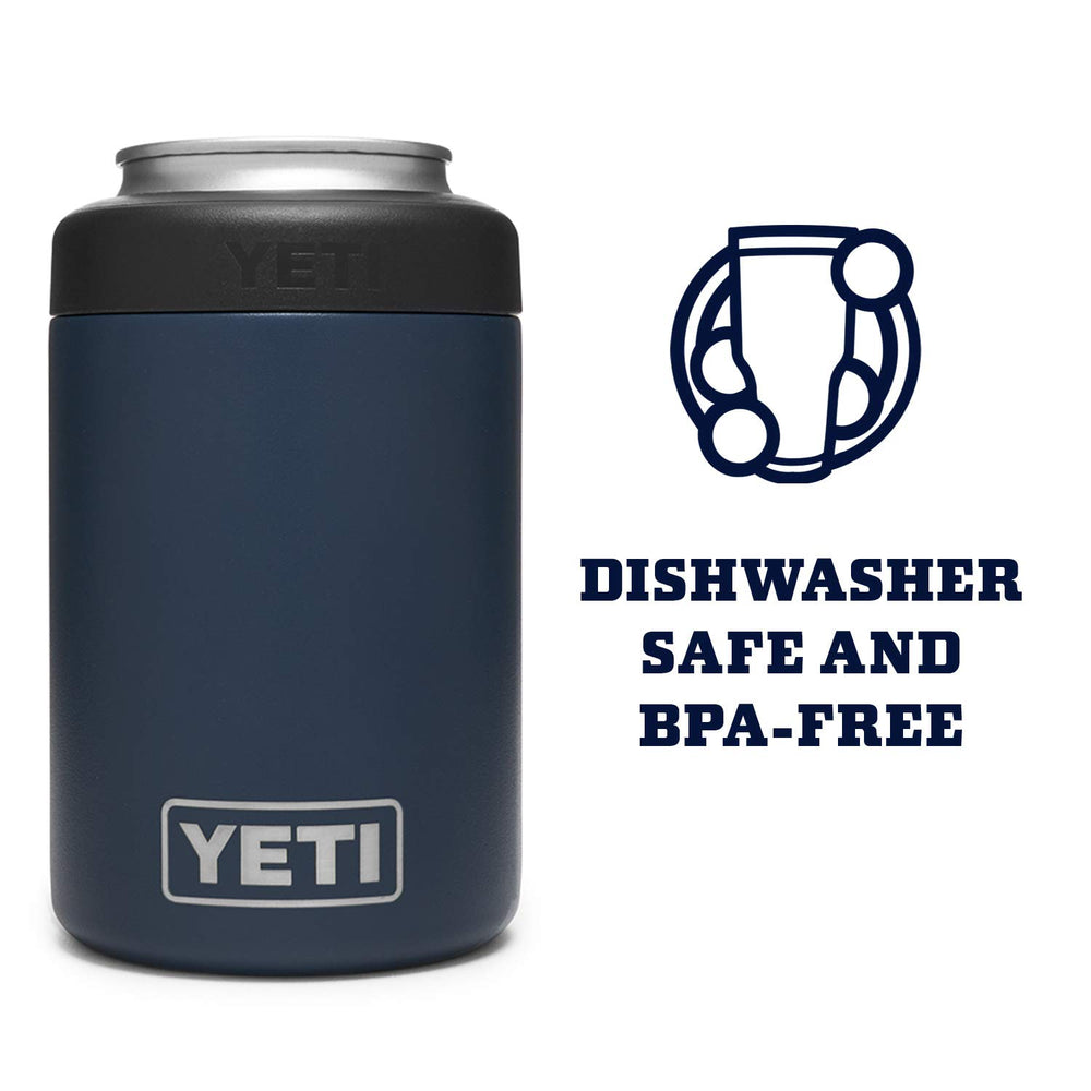 YETI Colster détail Duracoat révélant finition résistante aux rayures