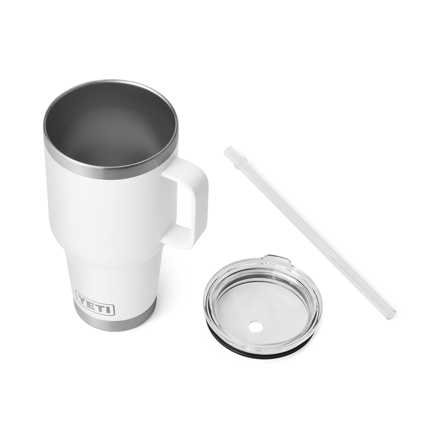 YETI rambler couvercle paille avec butée moulée assurant la sécurité
