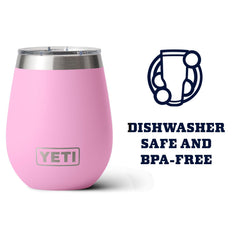YETI rambler tenu en main montrant proportion et confort de prise
