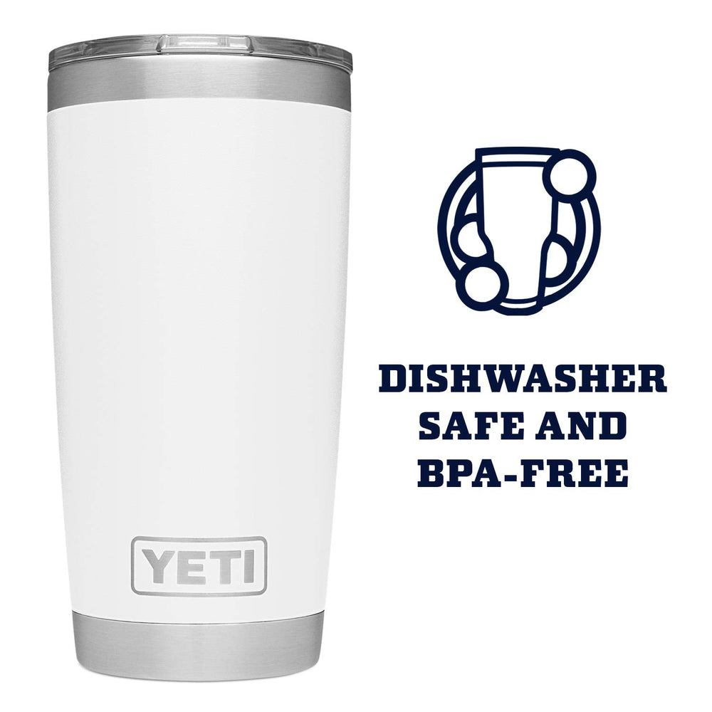YETI Rambler tenu en main montrant ergonomie et facilité d'utilisation