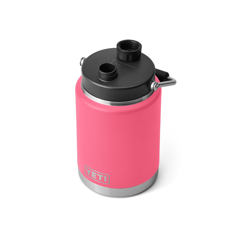 YETI Rambler Half Gallon détail acier 18/8 montrant la finition durable et résistante