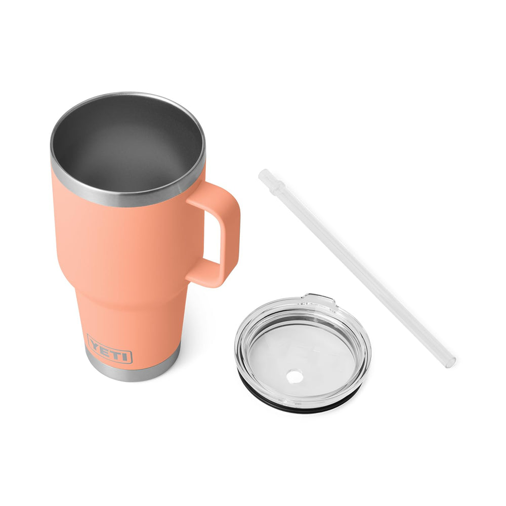 YETI Rambler intérieur inox vide, isolation efficace visible