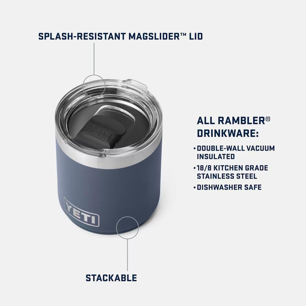 YETI Rambler Lowball couvercle MagSlider zoom pour contrôle température