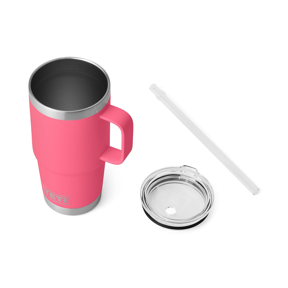 YETI Rambler gros plan inox durable résistant aux chocs