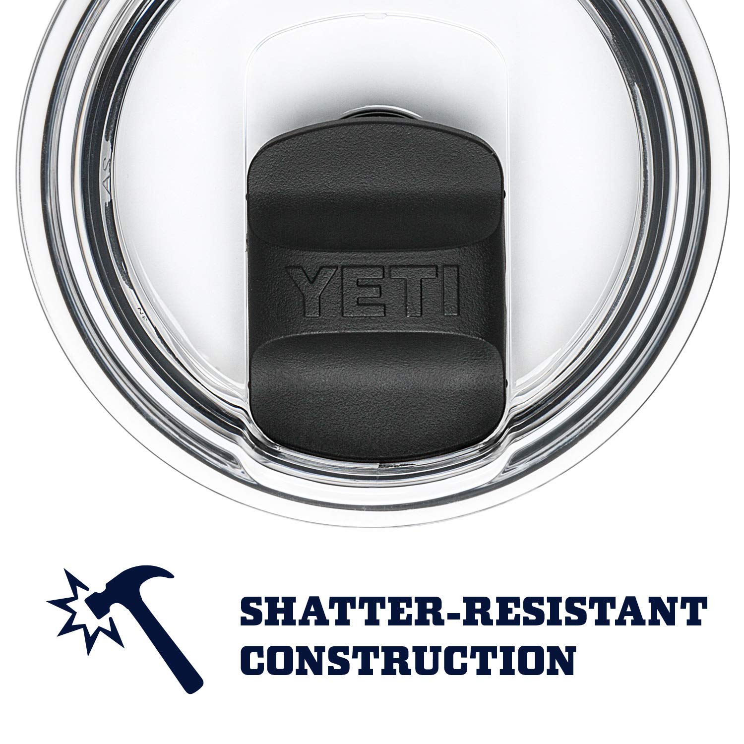 YETI Rambler vu de dessus intérieur propre facilitant le nettoyage