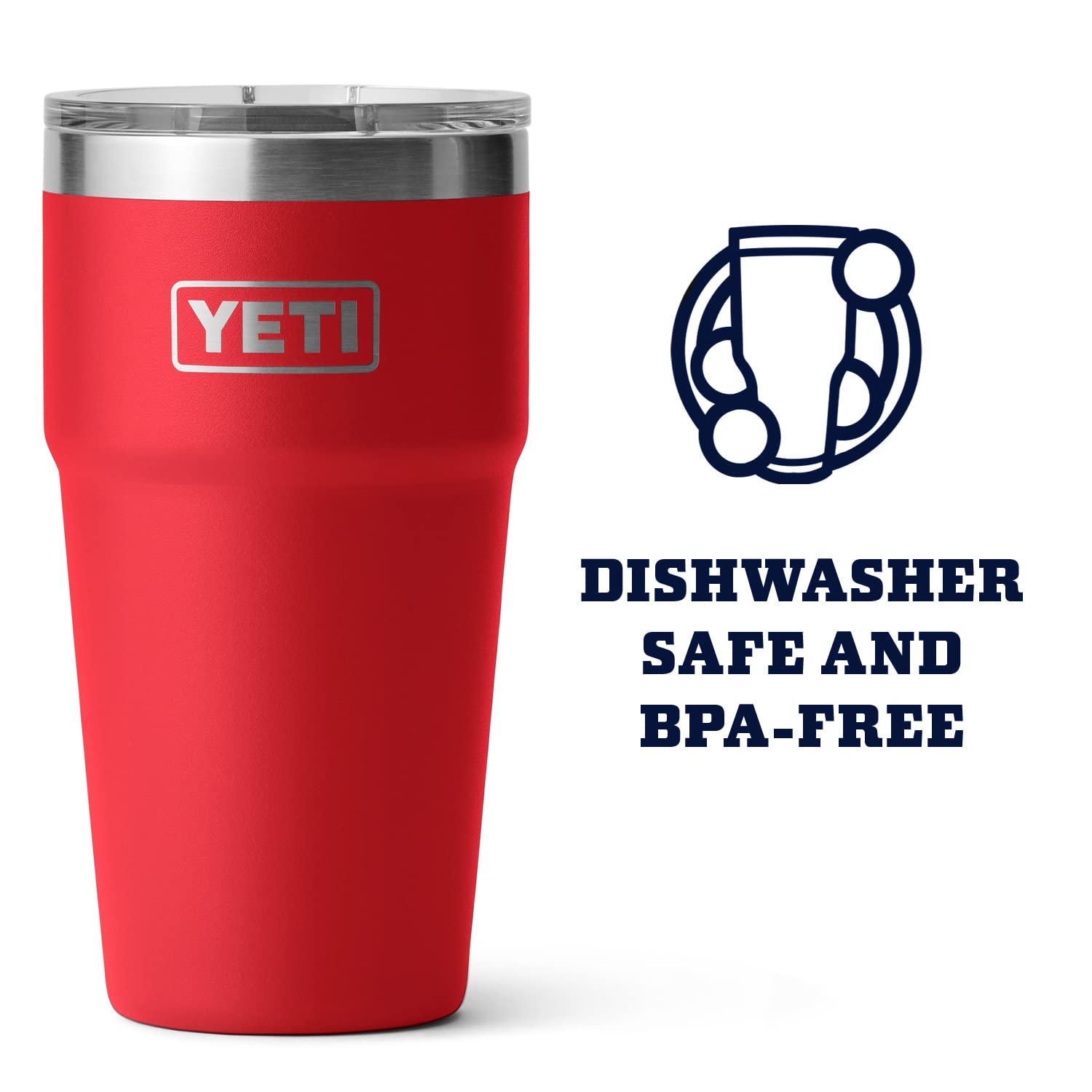 YETI Rambler dans porte-gobelet de voiture, stabilité en déplacement