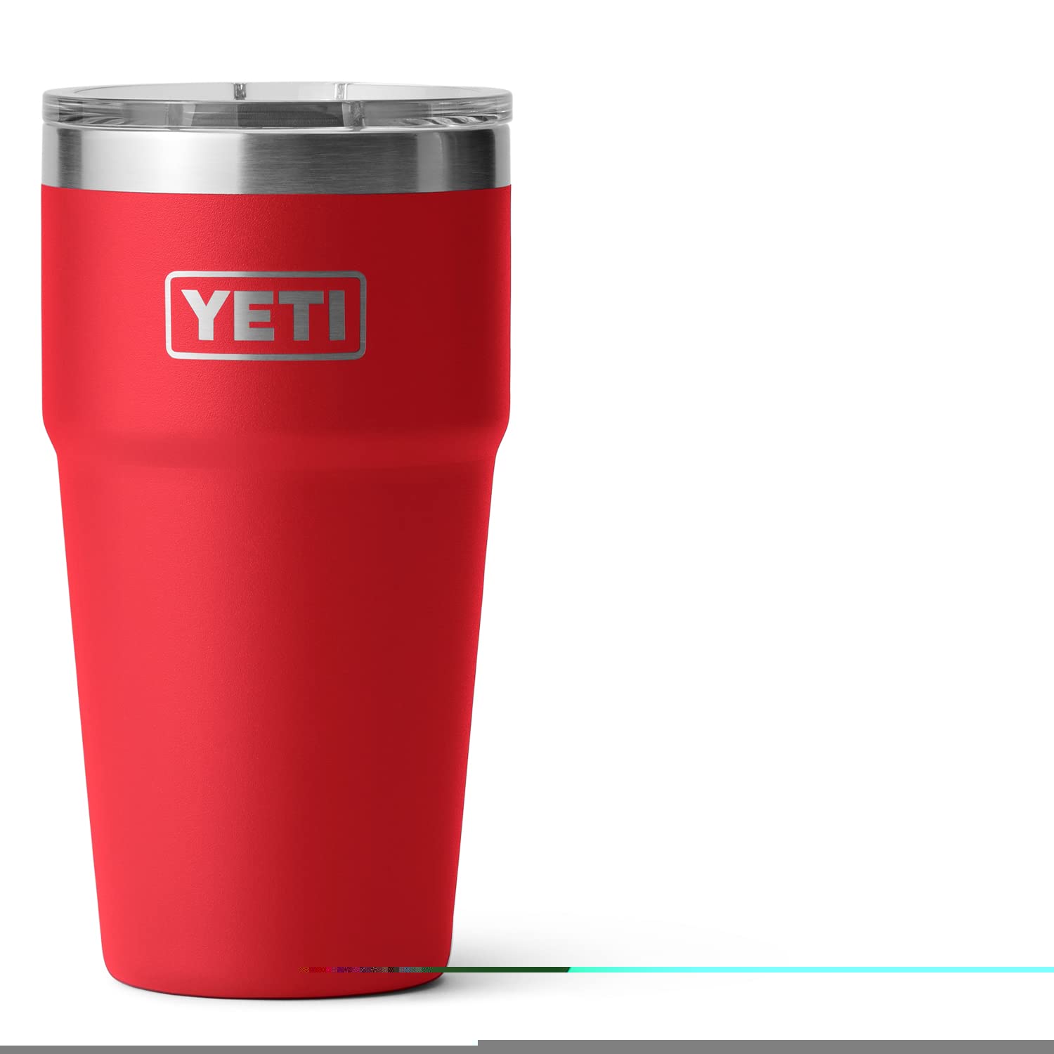 Profil en acier inoxydable YETI montrant isolation sous vide et solidité