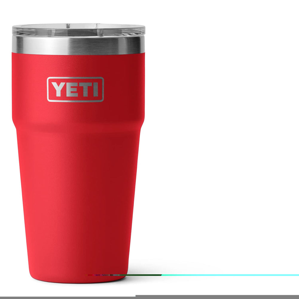 Profil en acier inoxydable YETI montrant isolation sous vide et solidité
