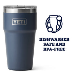 YETI Rambler MagSlider couvercle magnétique fermé minimise les éclaboussures en déplacement