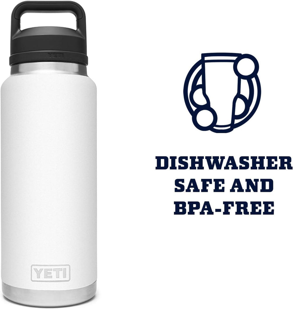 YETI Rambler versant eau démontrant débit facile et usage fluide