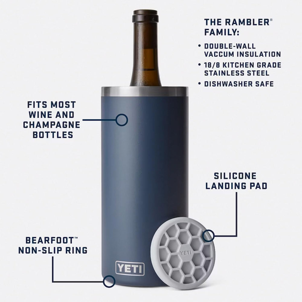 YETI Rambler chiller profil illustrant isolation et design robuste
