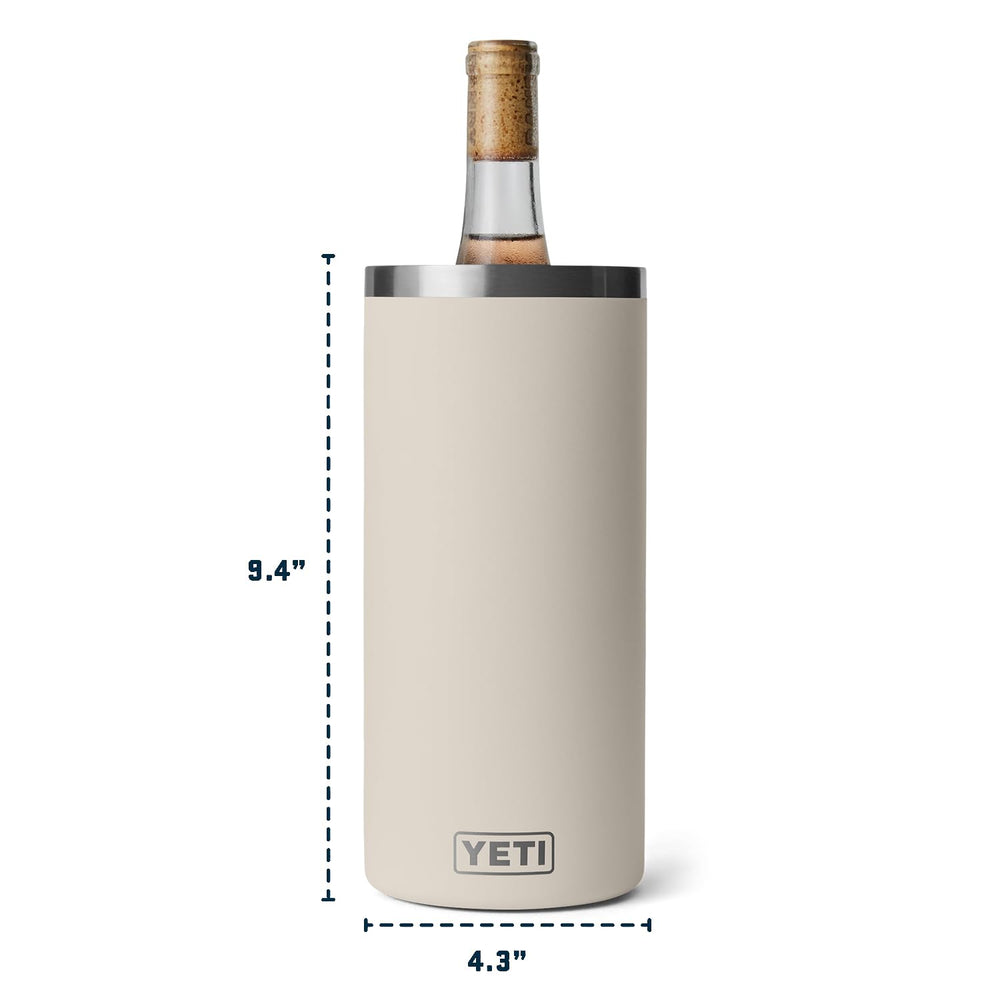 YETI Rambler Wine Chiller texture et finition Cape Taupe robustesse et style extérieur