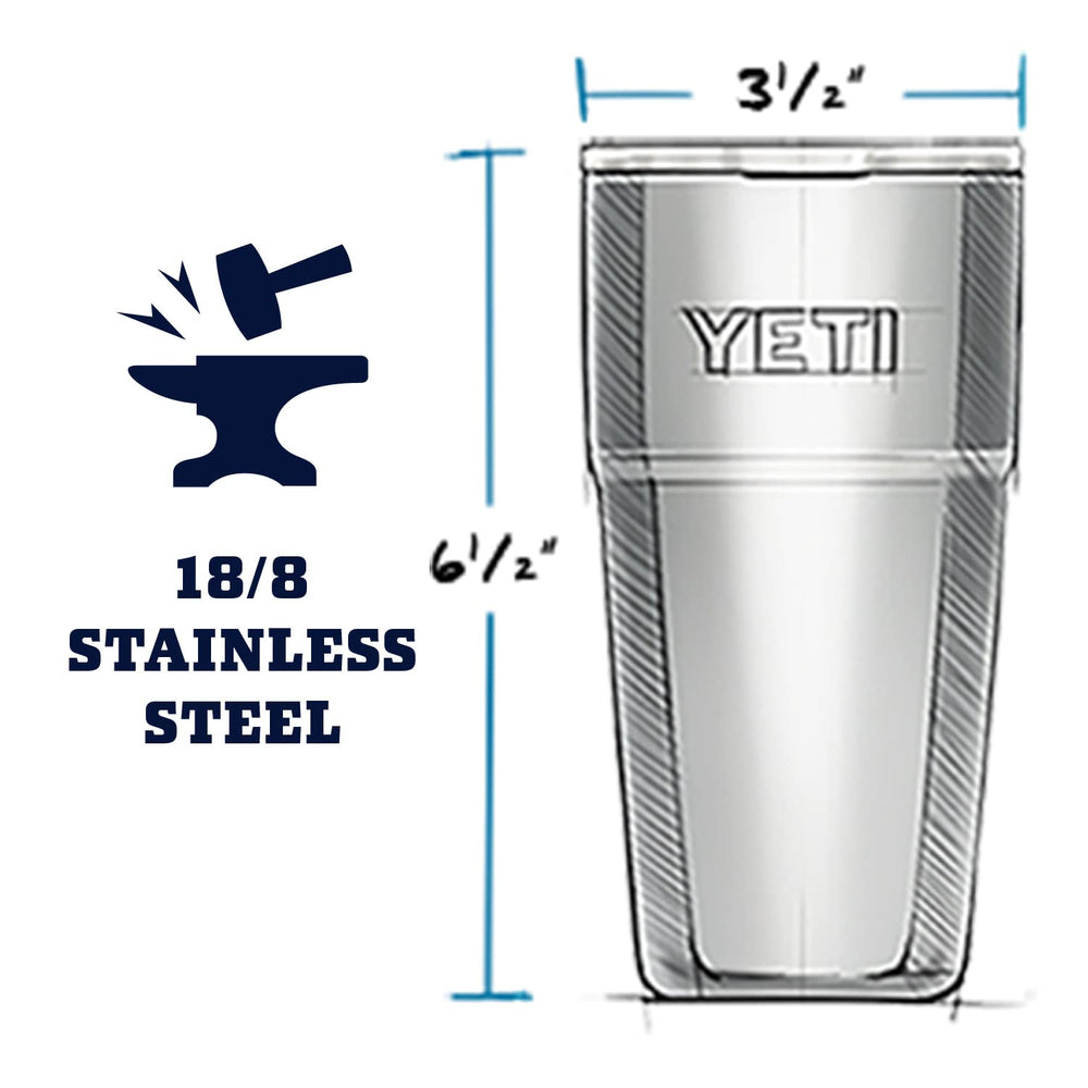 YETI Rambler gros plan Duracoat montrant finition résistante et protection couleur