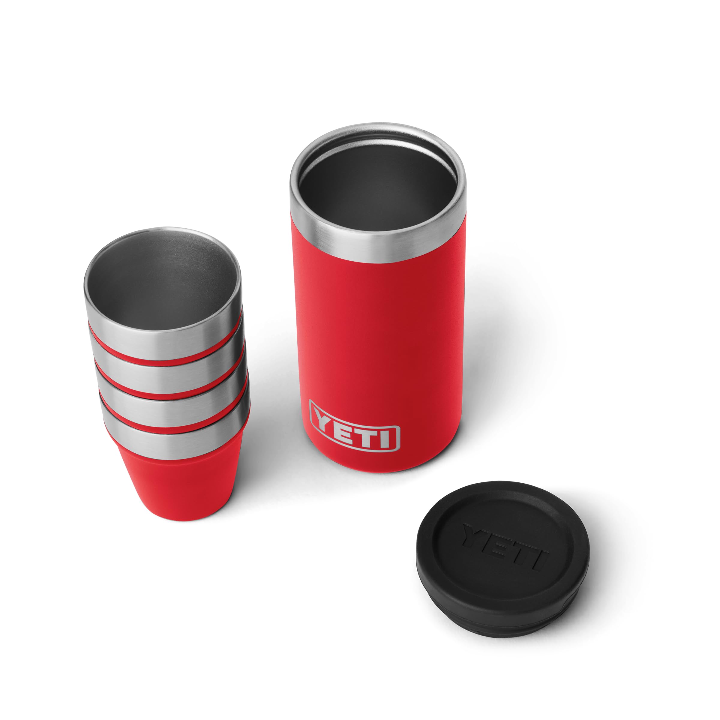 YETI verres empilés dans l'étui, gain de place et protection assurés