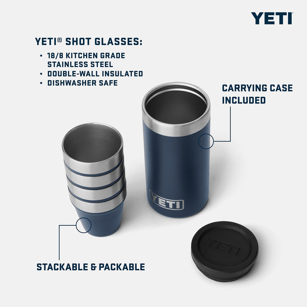YETI étui de transport protégeant quatre verres empilés, pratique pour voyages
