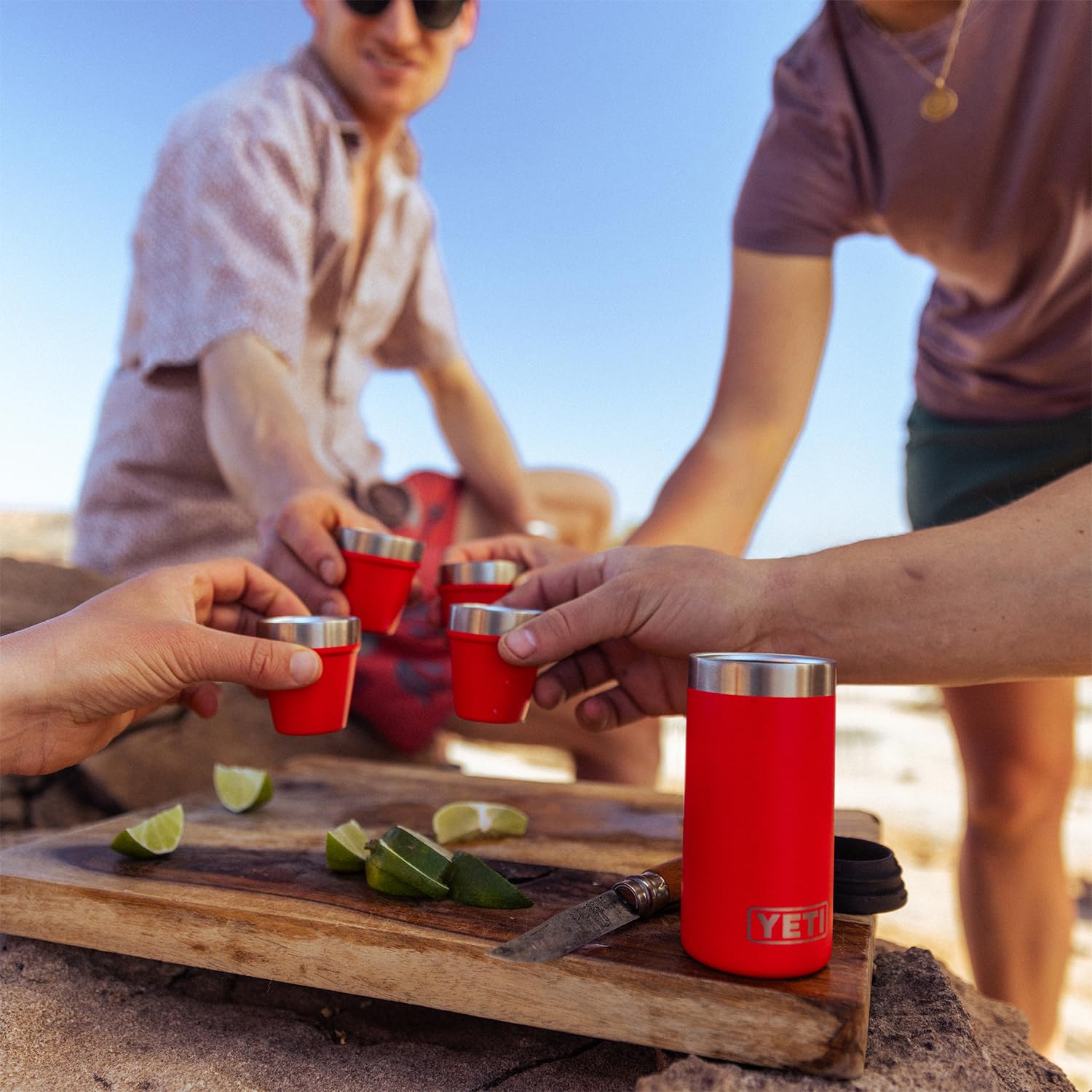 YETI shot glass dans un lave-vaisselle, nettoyage facile et sans souci