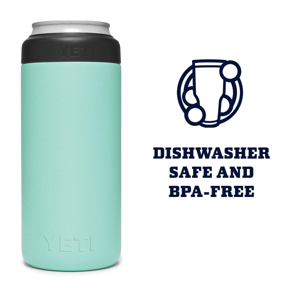 YETI comparaison taille avec canette slim 12 oz pour vérifier compatibilité