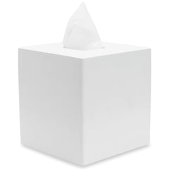 YEW DESIGN vue avant de la housse blanche mate, élégant et contemporain