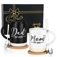 YHRJWN ensemble face montrant Mom et Dad, joli cadeau commémoratif