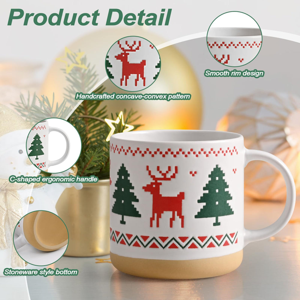 YHRJWN tasse à côté d'une règle, montre taille 12 oz claire