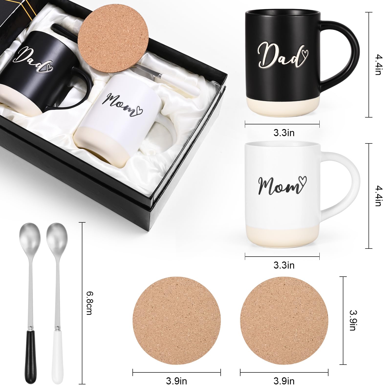 YHRJWN mugs en usage dans une cuisine, parfait pour le quotidien