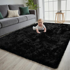 Yidanamy gros plan fibres shag montrant douceur et confort