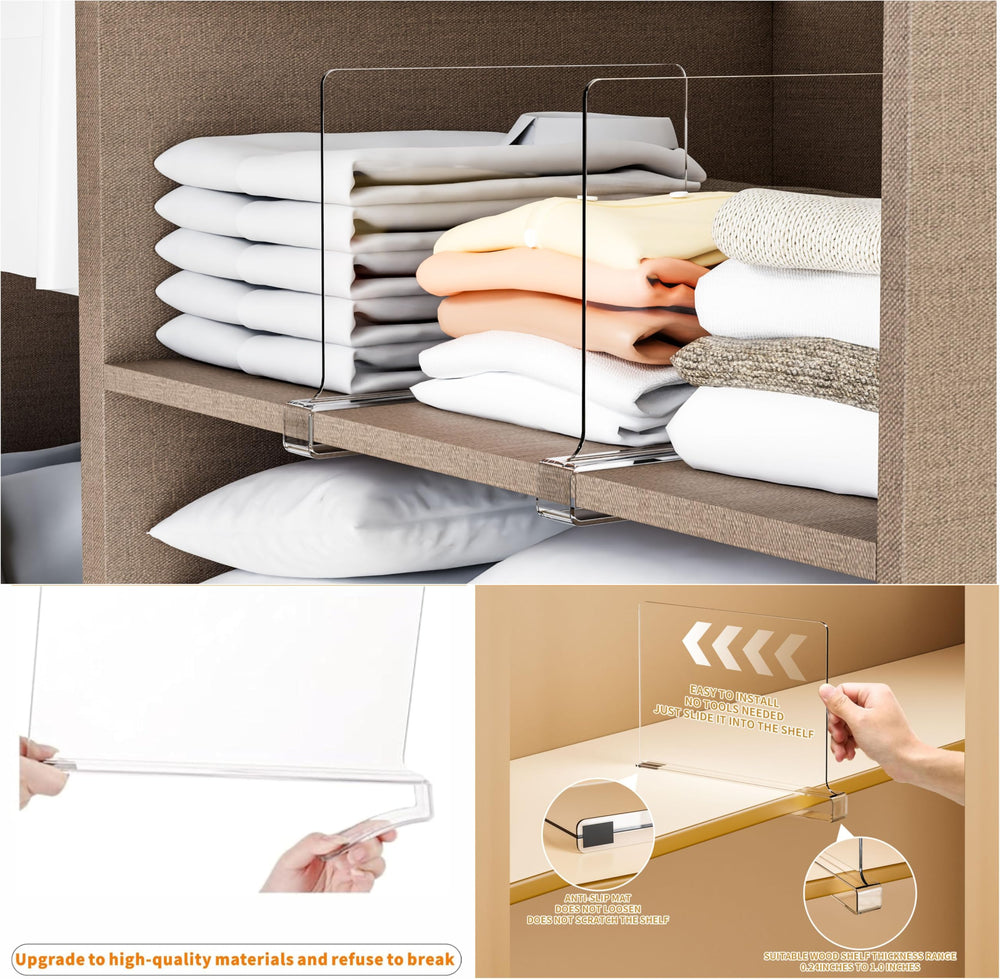 Yieach patin en silicone sous base, protège étagères en bois