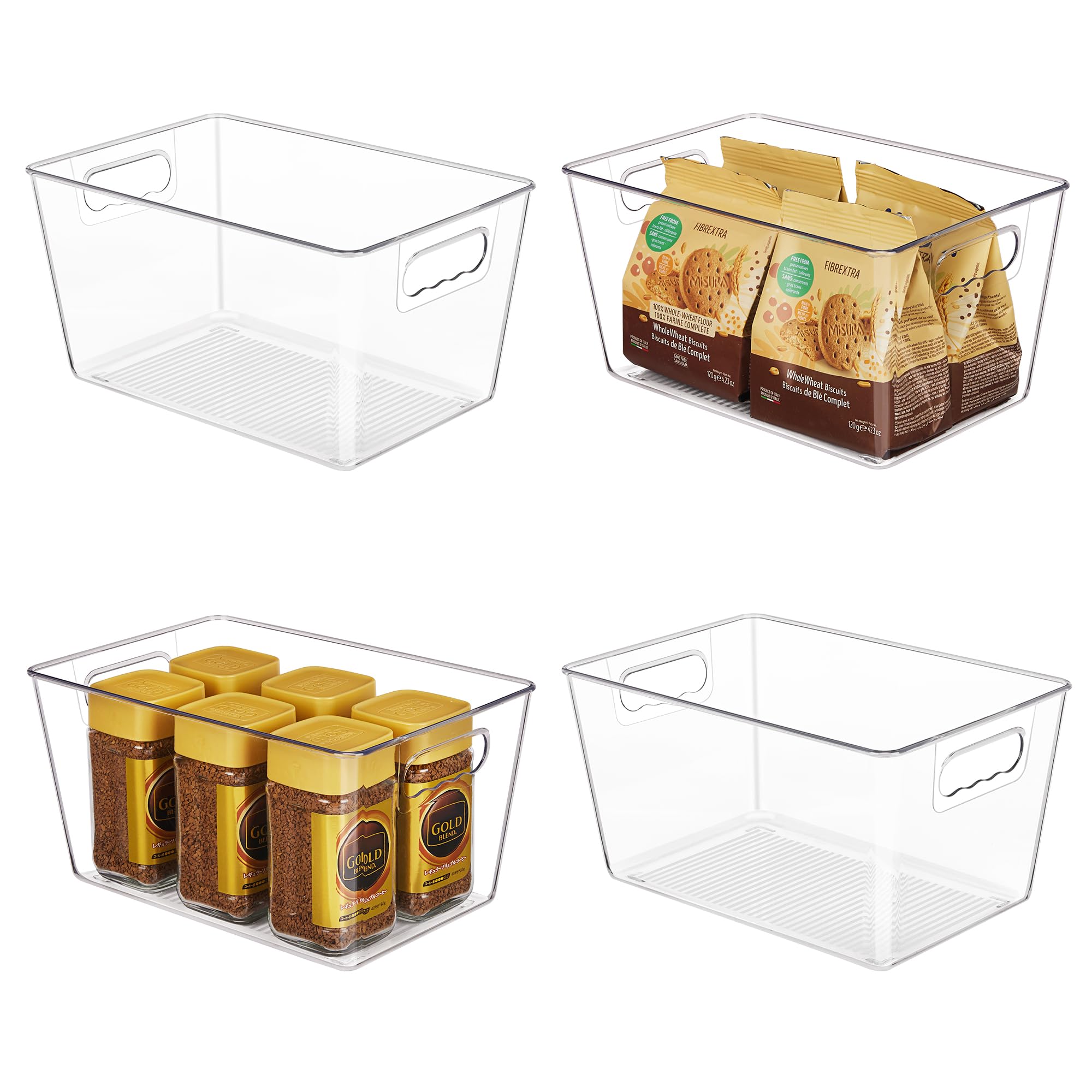 YIHONG vue avant du bac montrant design transparent et gain de place