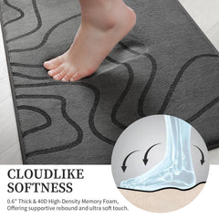 YIHOUSE coupe montrant mousse 40D pour soutien et rebond