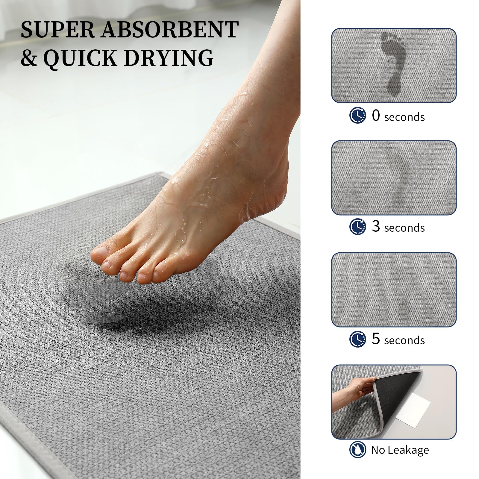 YIHOUSE tapis glissant sous une porte, gain d'espace