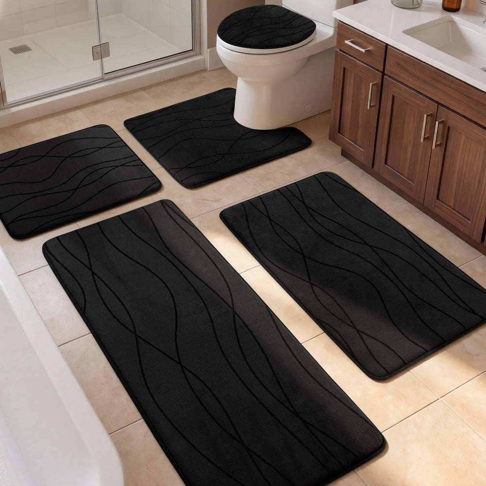 YIHOUSE tapis devant porte de douche offrant sécurité et confort