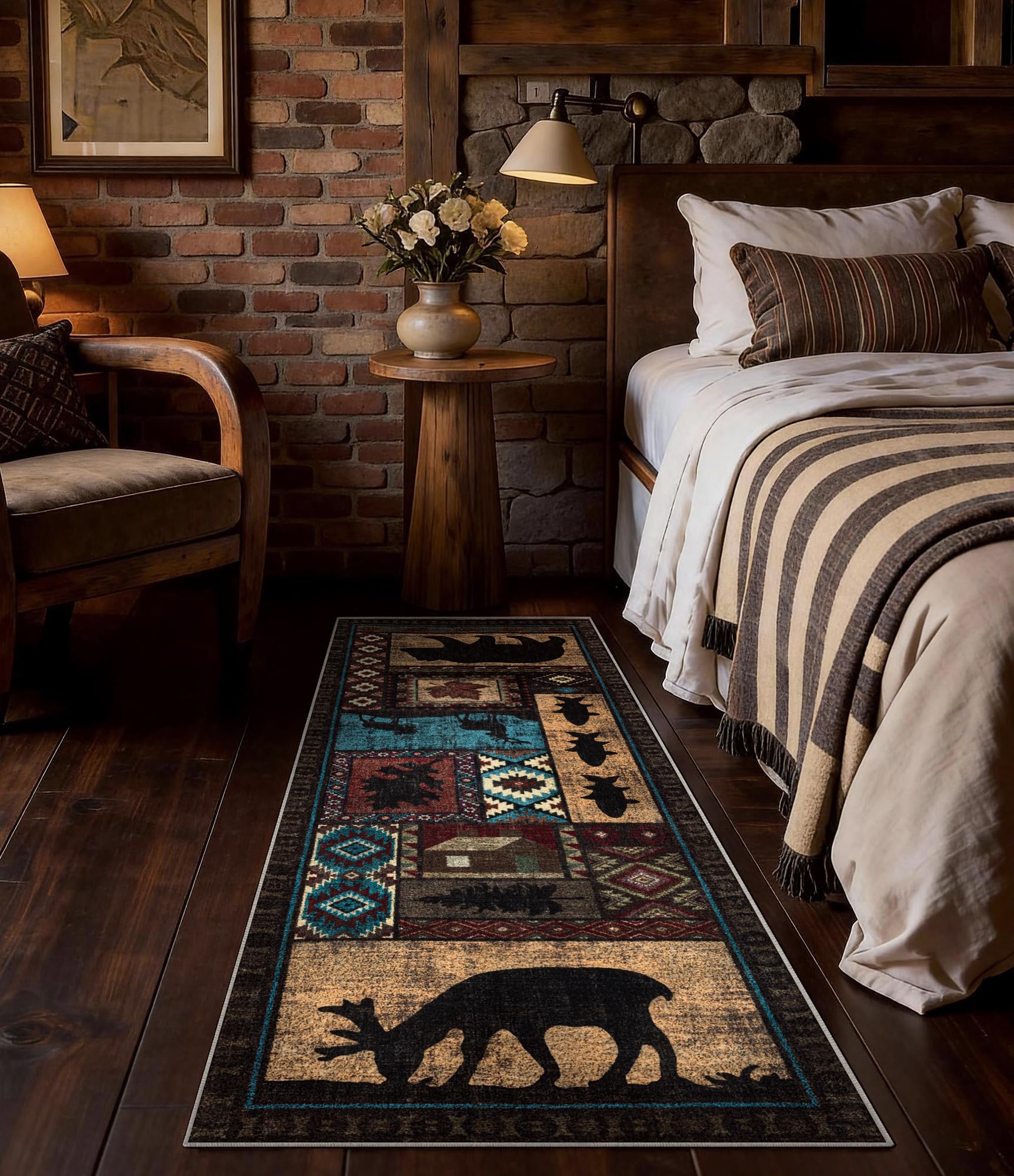 YIHOUSE tapis posé dans un couloir illustrant un rendu décoratif pratique